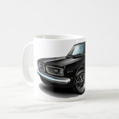 Barracuda-schwarzes Auto 1967-69 Kaffeetasse (Vorderseite Links)