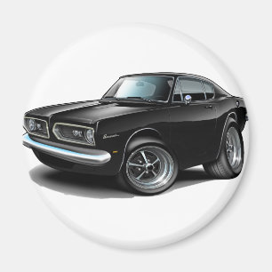 Barracuda-schwarzes Auto 1967-69 Magnet