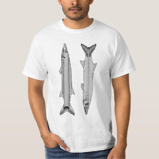Barracuda Shirt für erwachsene Fische