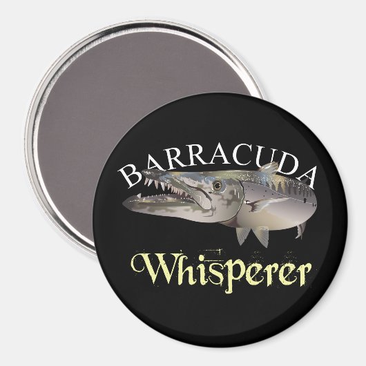 Barracuda Whisperer Dark Colored Magnet (Vorderseite/Rückseite)