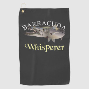 Barracuda Whisperer Dunkelfarbenes Handtuch