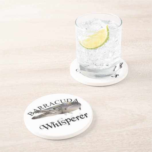 Barracuda Whisperer Light Colored Getränkeuntersetzer (Seite)