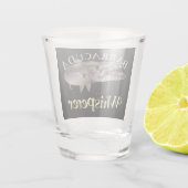 Barracuda Whisperer Schnapsglas (Rückseite)