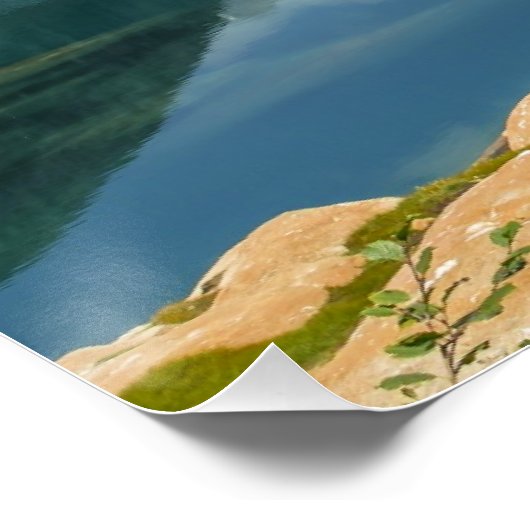 Barrage D'Emosson, Schweiz Poster (Ecke)