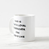 Barrakuda-Fan, treu Kaffeetasse (Vorderseite Links)