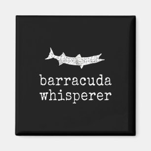 Barrakuda-Flüsterer Lustiger Barrakuda-Angler  Magnet