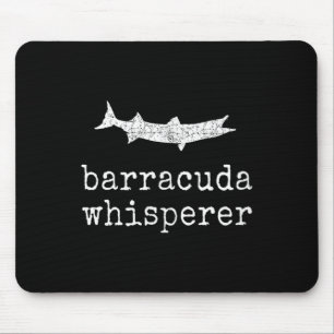 Barrakuda-Flüsterer Lustiger Barrakuda-Angler Mousepad