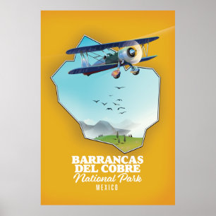 Barrancas del cobre Nationalpark mexico. Poster