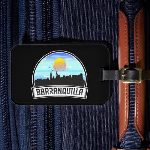 Barranquilla Colombia Skyline Panorama View Gepäckanhänger