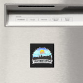 Barranquilla Colombia Skyline Panorama View Magnet (In Situ (Geschirrspüler))