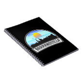 Barranquilla Colombia Skyline Panorama View Notizblock (Rechte Seite)