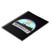 Barranquilla Colombia Skyline Panorama View Notizblock (Linke Seite)