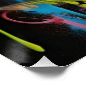 Barras y Explosión de Color Poster (Ecke)