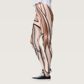 Barre Belle - Funny Ballet - Thema Personalisiert Leggings (Links)