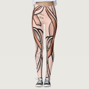 Barre Belle - Lustiges Ballett-Thema - Personalisi Leggings