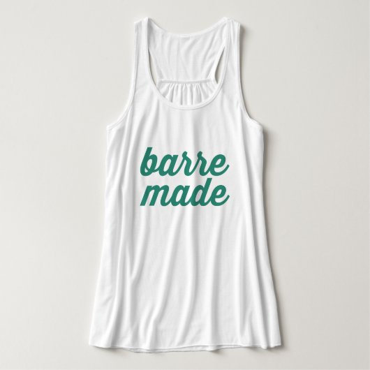 BARRE gemachte | BARRE Trainings-Spitze Tank Top (Design Vorderseite)