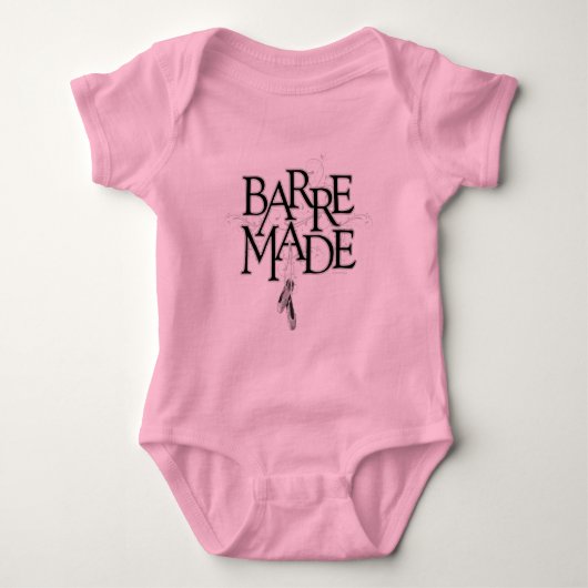 Barre Made (Dancer) Baby Bodysuit Strampler (Vorderseite)