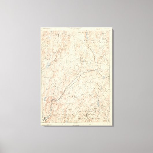 Barre, Massachusetts Leinwanddruck (Vorderseite)