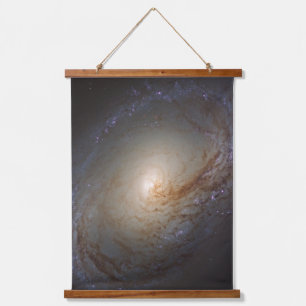 Barred Lenticular Galaxy Ngc 3368 Wandteppich Mit Holzrahmen
