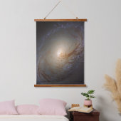 Barred Lenticular Galaxy Ngc 3368 Wandteppich Mit Holzrahmen (Schlafzimmer)