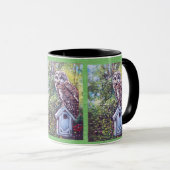 BARRED OWL AND BIRDHOUSE TASSE & CUPS (VorderseiteRechts)