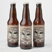 Barred Owl Bierflaschenetikett (Flaschen)
