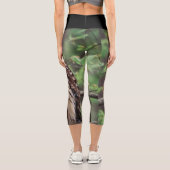 Barred Owl Capri Leggings (Rückseite)