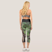 Barred Owl Capri Leggings (Rückseite)