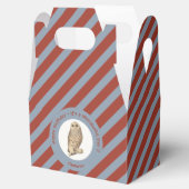 Barred Owl - Geburtstag oder anderes Party Themed  Geschenkschachtel (Geöffnet)