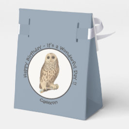 Barred Owl - Geburtstag oder anderes Party Themed Geschenkschachtel