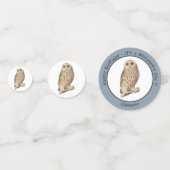 Barred Owl - Geburtstag oder anderes Party Themed Konfetti (Vorderseiten)