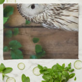 Barred Owl Handtuch (Gefaltet)