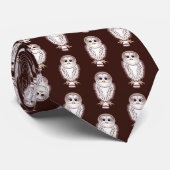 Barred Owl Hoot Owl Brown Nature Lover Krawatte (Gerollt)
