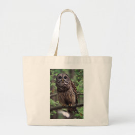 Barred Owl Jumbo Stoffbeutel
