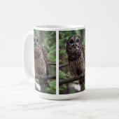 Barred Owl Kaffeetasse (Vorderseite Links)