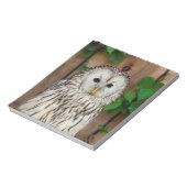 Barred Owl Notizblock (Rotiert)