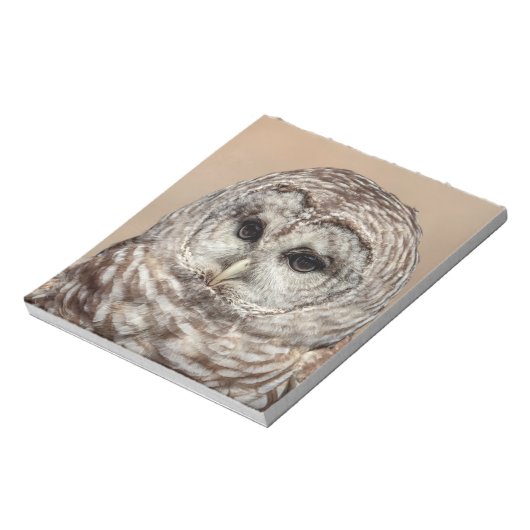 Barred Owl Notizblock (Rotiert)