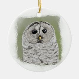 Barred Owl Ornament