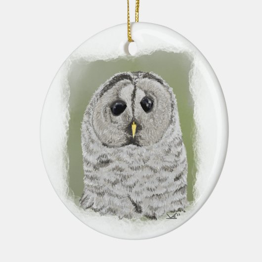 Barred Owl Ornament (Links)