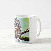 Barred Owl Painting Kaffeetasse (VorderseiteRechts)