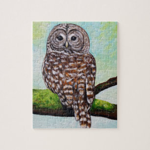 Barred Owl Painting Puzzle