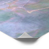 Barred Owl Pastelllackierung Poster (Ecke)