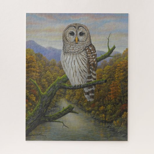 Barred Owl Puzzle (Vertikal)