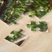 Barred Owl schläft in Evergreen Tree Jigsaw Puzzle (Seite)