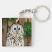Barred Owl Schlüsselanhänger (Rückseite)