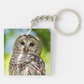 Barred Owl Schlüsselanhänger (Rückseite)