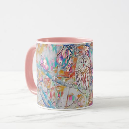 Barred Owl-Tasse Tasse (Vorderseite Links)