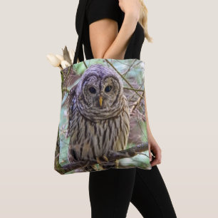 Barred Owl Totbeutel Tasche