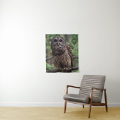 Barred Owl Wandteppich (Beispiel)