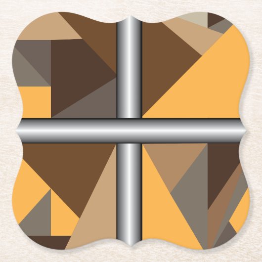 Barred Paper Untersetzer (Vorderseite)